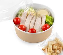 Салат Цезарь с курицей