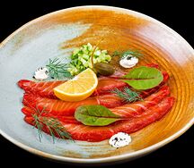 Слабосоленая семга