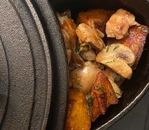 Картофель по-домашнему с курицей