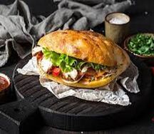 Шаурма в лепешке