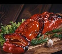 Перец болгарский на углях