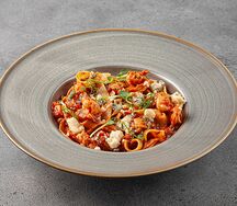 Феттуччине с креветками