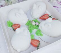 Набор шоколадных и ванильных муссовых пирожных Зайки