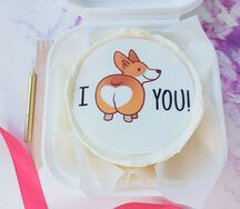 Бенто торт с Корги