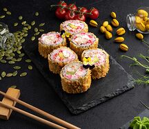 Горячий ролл с угрем и креветкой Диабло