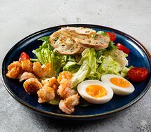 Салат Цезарь с креветками