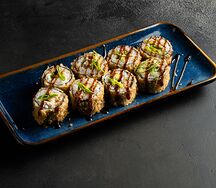 Горячий ролл с угрем и тунцом