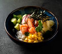 Поке с лососем