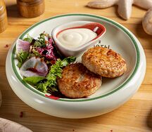 Нежная куриная котлета