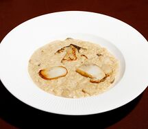 Ризотто с белыми грибами и квасным суслом