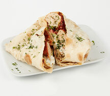 Люля-кебаб из говядины в лаваше