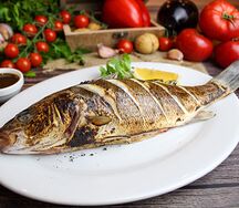 Форель на мангале