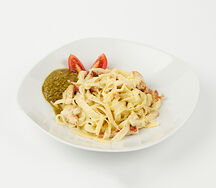 Феттучини с соусом песто