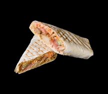 Шаурма с курицей в пшеничном лаваше