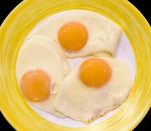 Яичница из 3-х яиц