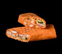 Шаурма с курицей в сырном лаваше