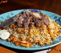 Плов по-ташкентски с кукурузным маслом