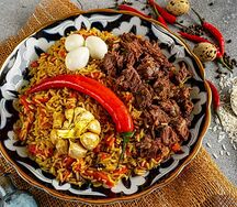 Плов по-чайхански с курдюком