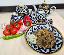 Нежная тушеная острая говядина