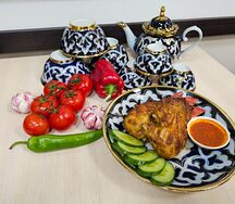 Запеченная курица по-восточному