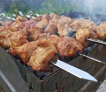 Шашлык из куриных крылышек