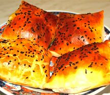 Самса в духовке Говядина-картошка