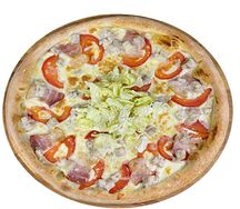 Пицца Цезарь с курицей