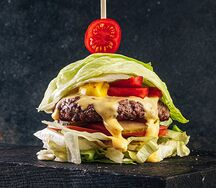 Фитнес бургер с телятиной