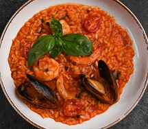 Ризотто с морепродуктами