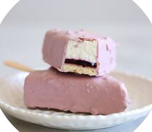 Ягодный чизкейк на палочке