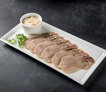 Телячий язык с хреном