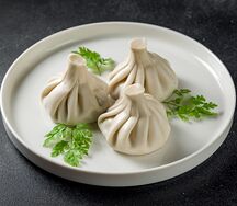 Хинкали с сыром и тархуном