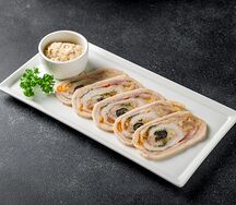 Куриный рулет с горчицей