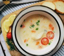 Уха Финская со сливками
