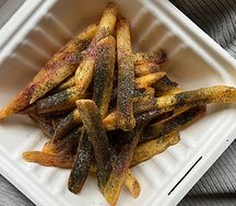 Картофель фри с нори и уксусом