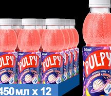 Сок Pulpy клубника, банан вкус пломбир