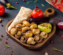 Ассорти овощей на мангале 