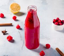 Чай малина клюква