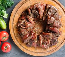 Телятина мякоть (охлажденный маринованный полуфабрикат)