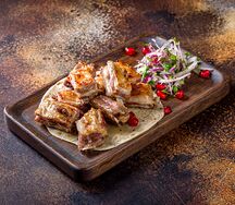 Шашлык из бараньих семечек