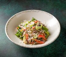 Салат с телячьим языком