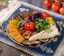 Садж-кебаб с курицей