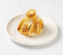 Обжаренные хинкали из свинины и говядины