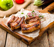 Шашлык из свиных ребер