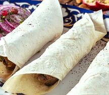 Люля из курицы в лаваше