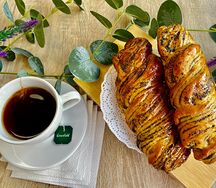 Косичка с маком  