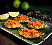 Мидии запеченные