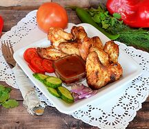 Шашлык из куриных крыльев