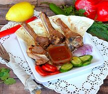 Шашлык баранина рёбра