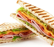 Клаб-сэндвич с ветчиной и сыром